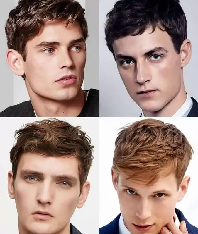 15 Best Haircuts for Men with Diamond Face Shape (Hairstyle Guide) | Diamond  face shape hairstyles, Face shape hairstyles, Face shape hairstyles men